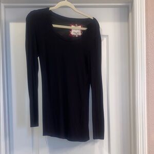 Cupio Black Long Sleeve Top - Size S